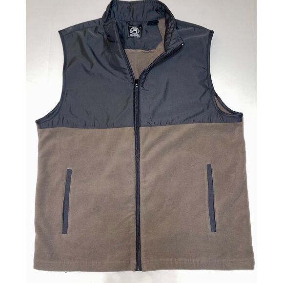 Ahead‎ Golf Vest Men's Large Full-Zip Fleece Lined Stretch A42 - Picture 1 of 5
